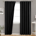 BGment Black Full Blackout Curtains by BGment