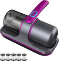 Pure Sleepy Pro Bed Vacuum Dust Mites, 2025 Upgrade 12000pa Pure Sleepy Pro Bed Vacuum, Mattress Cleaner Machine Deep Cleaner with Uv-C Light, 8,000 Vibrations Per Minute (Purple)