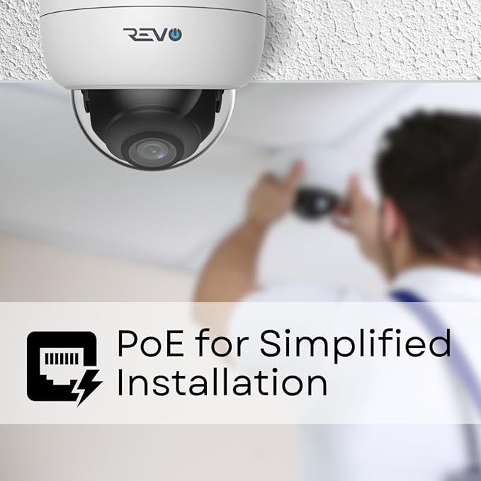 Ultra Blue Series 8CH 4K POE H.265 NVR, 2TB & 6X 5 Megapixel Indoor/Outdoor IR Bullet Cameras – Remote Access Via Pc, Mac & Phone (No Monthly Fees)