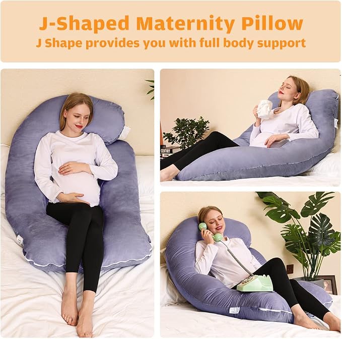 Chilling Home Pregnancy Pillow, U Shaped Full Body Maternity Pillow 58 inch - Image 3
