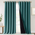 NICETOWN 100% Blackout Curtains 108 inches Long, Noise Reduction Window by NICETOWN