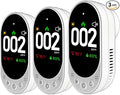 VETOUCH Plug-in Carbon Monoxide Detector with Digital Color Display CO Detector for CO, Temperature & Humidity, 85dB Loud Alert, Self Test Function vetouch CO Detector, for Home, Bedroom, Kitchen, RV