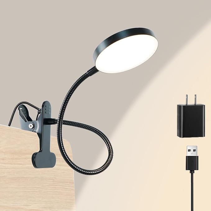 Desk Lamp, 8W 66 LED Reading Light by LiFMIRA