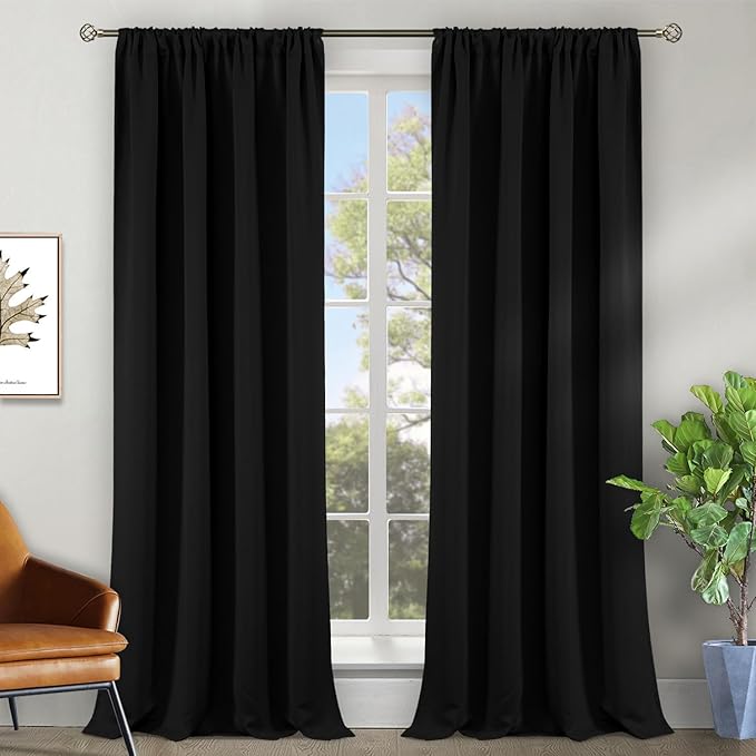 BGment Blackout Curtains 90 Inches Long by BGment