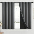 Yakamok Grey Blackout Curtains 45 inches Long by Yakamok