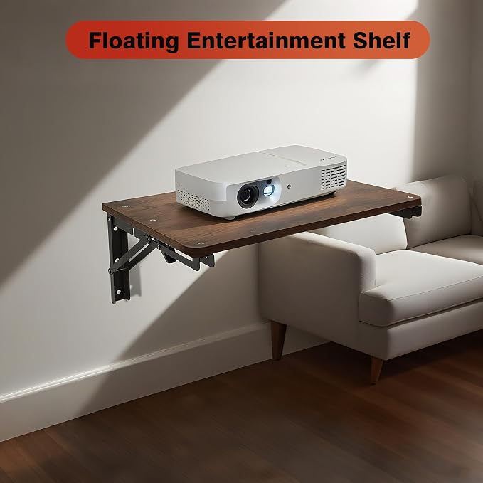 Folding Shelf Wall Mounted, 16.5inches Floating Desk - Image 6