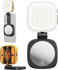 SmallRig Magnetic Selfie Light for iPhone, Phone Light with a Mirror, Instant Attachment for MagSafe, for Selfies, Video Conference, Vibe P48 Bumblebee Edition - 5513