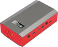 ZeroKor Portable Power Bank with AC Outlet, 65W 110V External Battery Power Pack 23400mAh Portable Laptop Charger Power Source Backup for Outdoor RV Tent Camping Home Smart Device Emergency -Grey Red