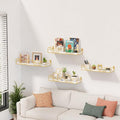 Amaoot Floating Shelves for Wall Set of 4, Wall Shelf Wood Floating Shelf | by Amoot