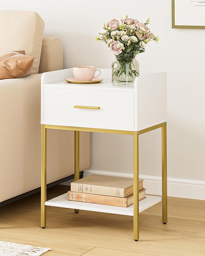 Nightstand, 3-Tier Modern Night Stand, Bedside Table - Image 3