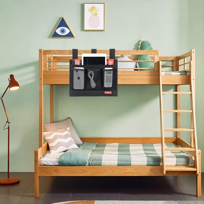 Zafit Hanging Bedside Caddy, Bedside Storage Organizer - Image 7