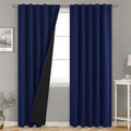 BGment Navy Blue 100% Blackout Curtains 84 Inches Long by BGment