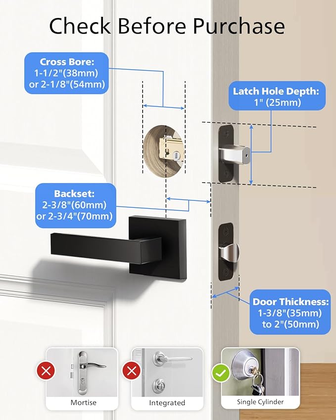 Philips Wi-Fi Door Lock, WiFi Smart Lock Keyless Entry Deadbolt for Front Door, Remote Control, Built-in WiFi, APP Fingerprint Passcode Unlock, Auto Locking
