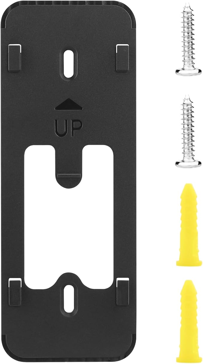 LEFXMOPHY Backplate for WYZE Video Doorbell v2, WVDWDV2 Back Plate Replacement Part Screw Mounting Holder Mount Accessory