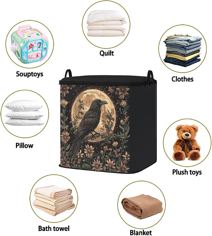 2pcs blanket storage bag for under bed, closet organizers 95L | clothing - Image 2