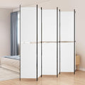 Gecheer 6-Panel Room Divider, Foldable Fabric Room Screen by Gecheer