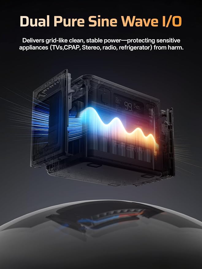 AFERIY 4096Wh Portable Power Station,P280 with 1 Extra Battery,120V 2800W Expandable Capacity LiFePO4 Battery Backup,Solar Generator for Home Use,Outdoor Camping,Power Outage,Camping,RV,Emergencies