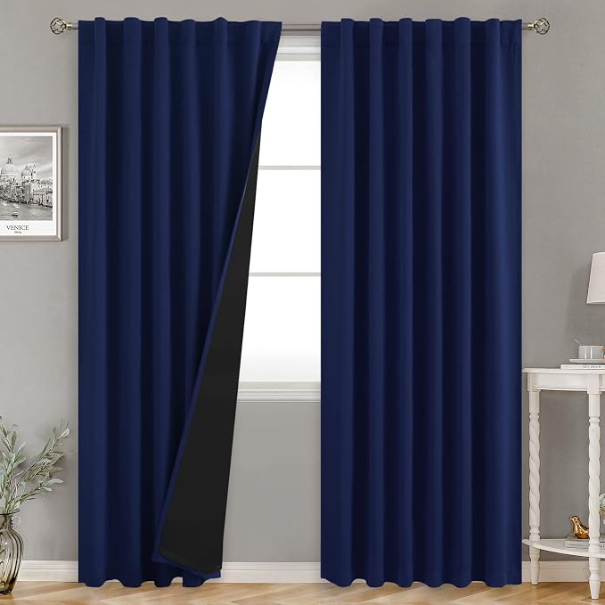 BGment 100% Blackout 80 Inch Curtains by BGment