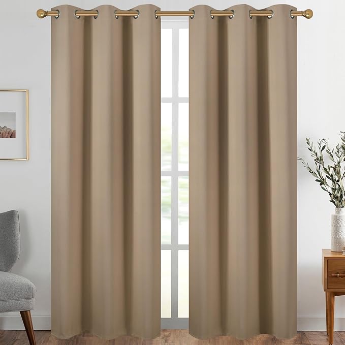 Diraysid Natural Grommet Blackout Curtains by Diraysid%2C+refresh+your+life