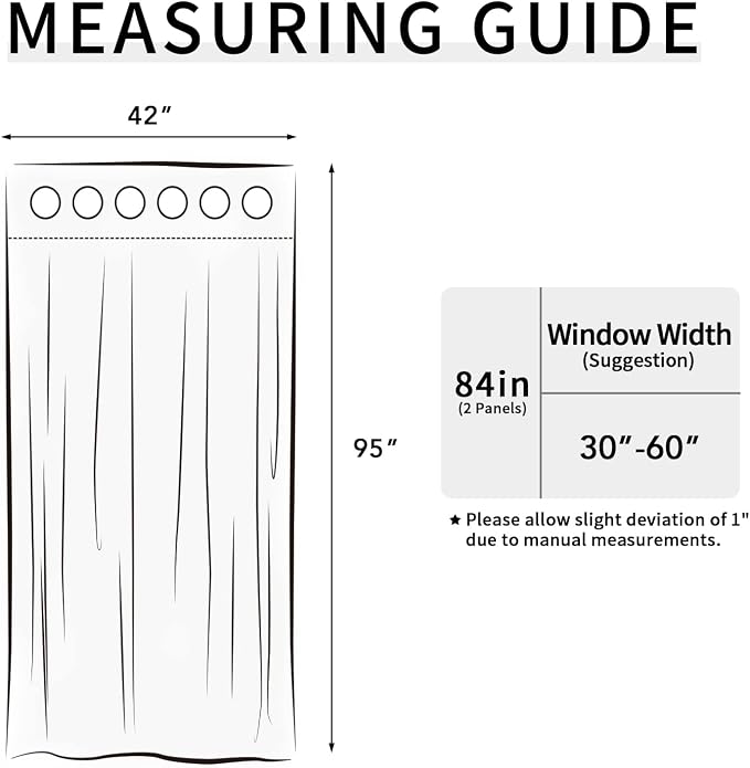 Easy-Going Blackout Curtains for Bedroom, Solid Thermal Insulated Grommet and - Image 7