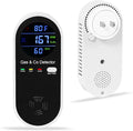 Hembisen Combination Natural Gas Detector & Carbon Monoxide Detector, 4-in-1 Carbon Monoxide Alarm,°F & Humidity,Propane,Methane,Gas Detector Alarm & CO Detector for Home,RV,Apartment