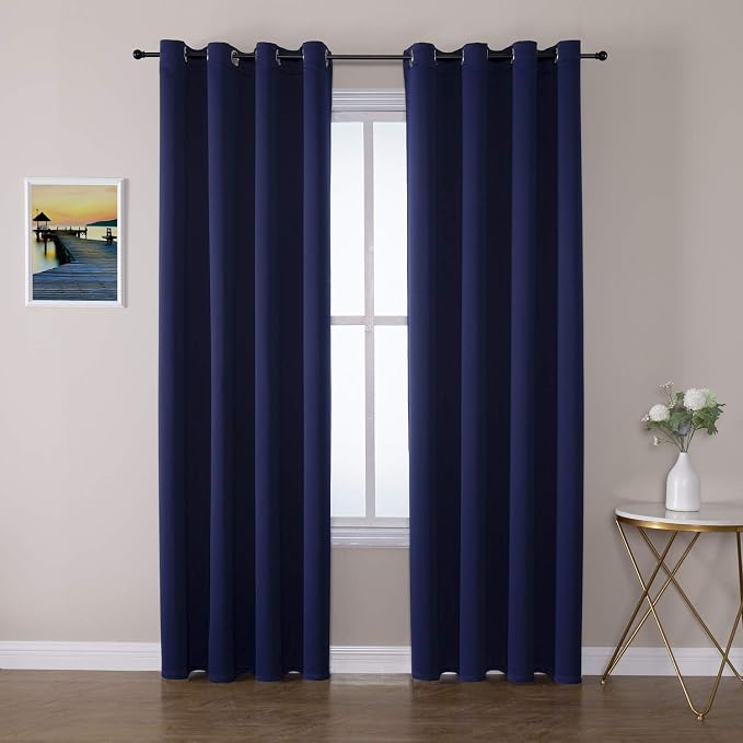 ChrisDowa Blackout Curtains for Bedroom and Living Room 108 Inches Long | 2 by ChrisDowa