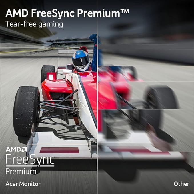 Acer Nitro 27 Inch WQHD 2560 x 1440 ZeroFrame Design IPS Gaming Monitor | AMD FreeSync Premium | Up to 240Hz Refresh | Up to 0.5ms | One Display Port 1.2 and Two HDMI 2.0 Ports | KG271U W3bmiipx