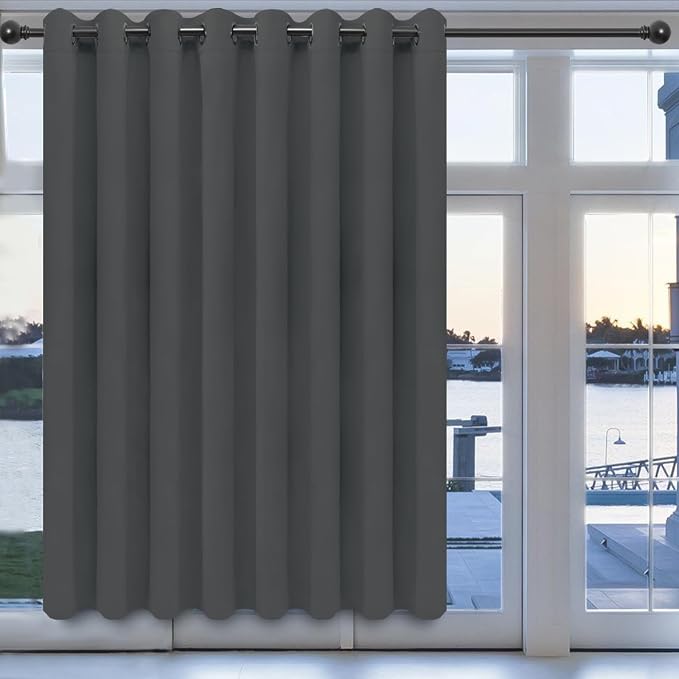Easy-Going Thermal Grommet Blackout Curtains, 1 Panels 100x84 in, Noise by Easy-Going