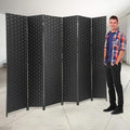Room Dividers and Folding Privacy Screens 6 Panel 6 ft Foldable Portable Room by DKELI