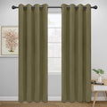 Easy-Going Blackout Curtains for Bedroom, Solid Thermal Insulated Grommet and by Easy-Going