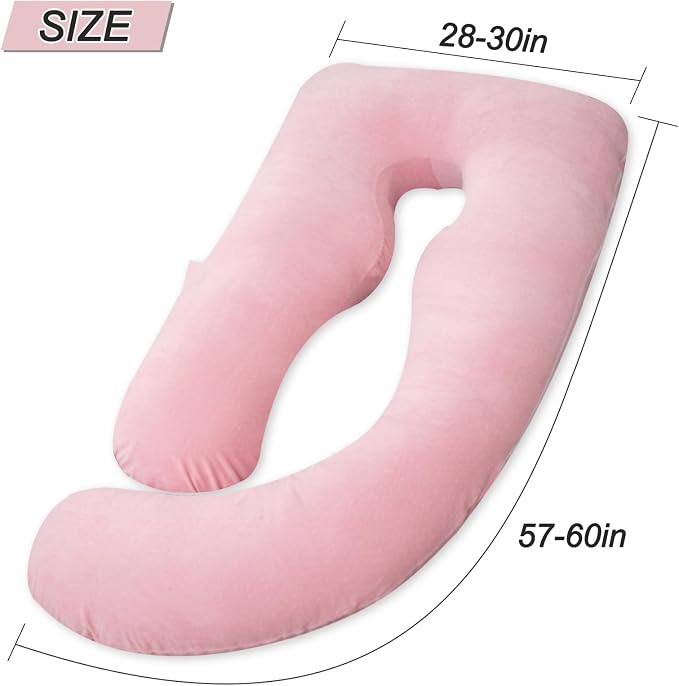 60 Inch Pregnancy Pillows for Sleeping | Extra Large U Shaped Body Pillow - Image 3