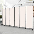 Room Divider Folding Privacy Screens W/Wheels, Divider by HOMSCREENER