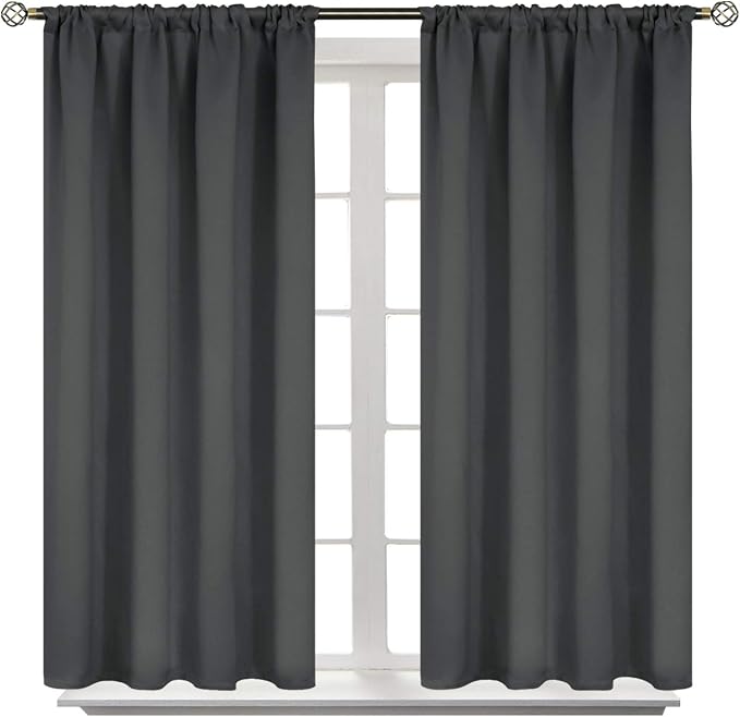 BGment 54 Inch Length Blackout Curtains by BGment