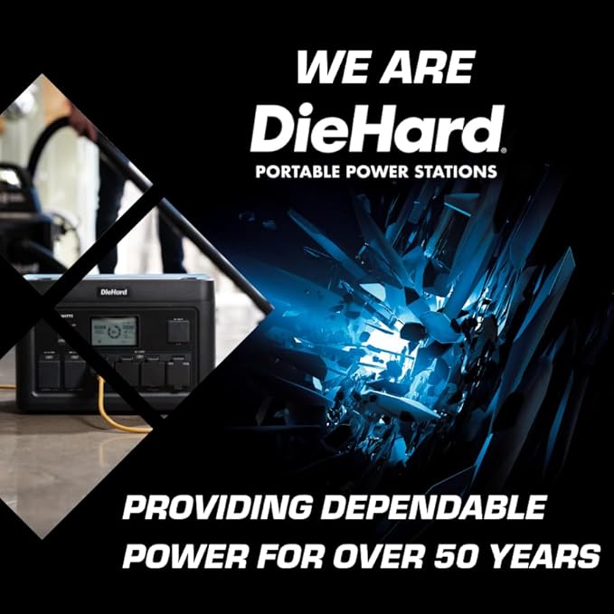 DieHard Solar Panel, 120-Watt, Foldable, Flexible, Lightweight, Portable - Designed for use with DieHard Portable Power Stations