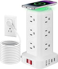 Extension Cord with Multiple Outlets, SMALLRT Power Strip Tower, 10FT Outlet by SMALLRT