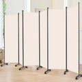 Room Divider 6FT 6 Panel Folding Privacy Screen by JVVMNJLK