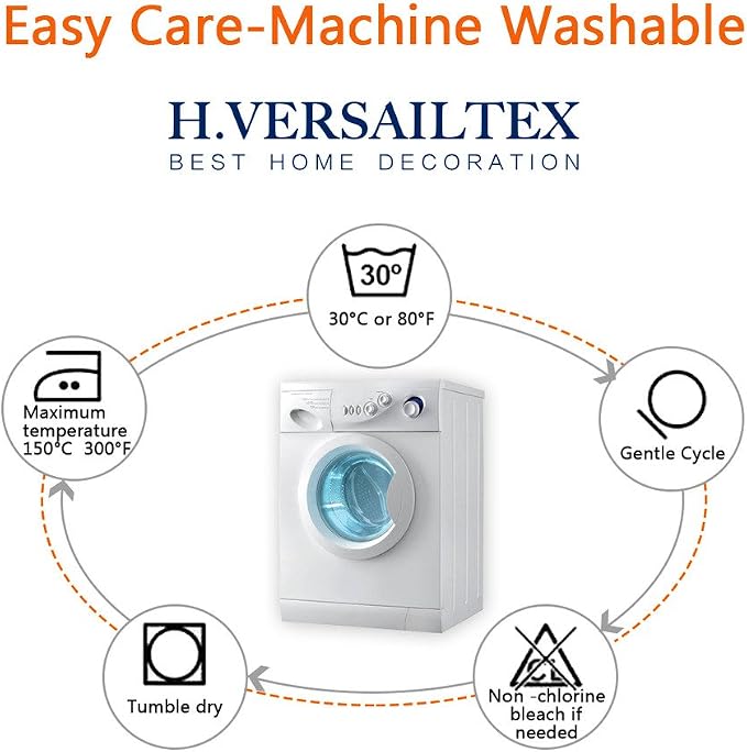 H.VERSAILTEX Blackout Patio Curtains 100 x 108 Inches - Image 6