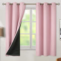 BGment Baby Pink Blackout Curtains by BGment