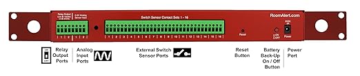 Room Alert 32S Proactive Secure Environment Monitor - Guardian Bundle (Monitor Plus 10 Additional Sensors and 4 Accessories)