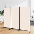 3 Panel Folding Room Divider, Sturdy Frame Freestanding Wall Divider | by YASRKML