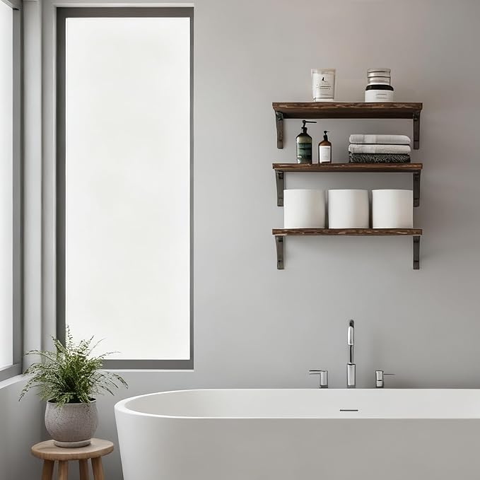 Fixwal Wall Floating Shelves for Home Decor | Wood Shelves, Natural Grain - Image 6