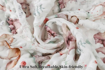 Dot Bassinet Sheet Set 2 Pack Stretch Fitted Cradle Sheets,Ultra Soft,Universal Fit Oval Rectangle Hourglass Pad/Mattress, for Baby Girls and Boys Cream, Fox Deer Bear