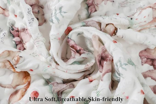 Dot Bassinet Sheet Set 2 Pack Stretch Fitted Cradle Sheets,Ultra Soft,Universal Fit Oval Rectangle Hourglass Pad/Mattress, for Baby Girls and Boys Cream, Fox Deer Bear