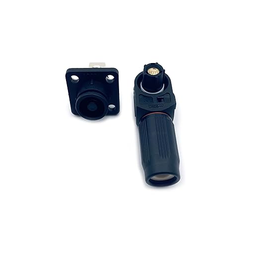 70A-120A 1000V Battery Energy Storage Connector, 10-25mm² High Current Connectors Quick Plug Terminal Black Right Angle Plug and Socket IP67 Waterproof Power Adapter Threaded Wiring