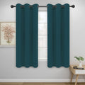 Easy-Going Thermal Grommet Blackout Curtains, 2 Panels 46x63 in | Peacock Blue by Easy-Going