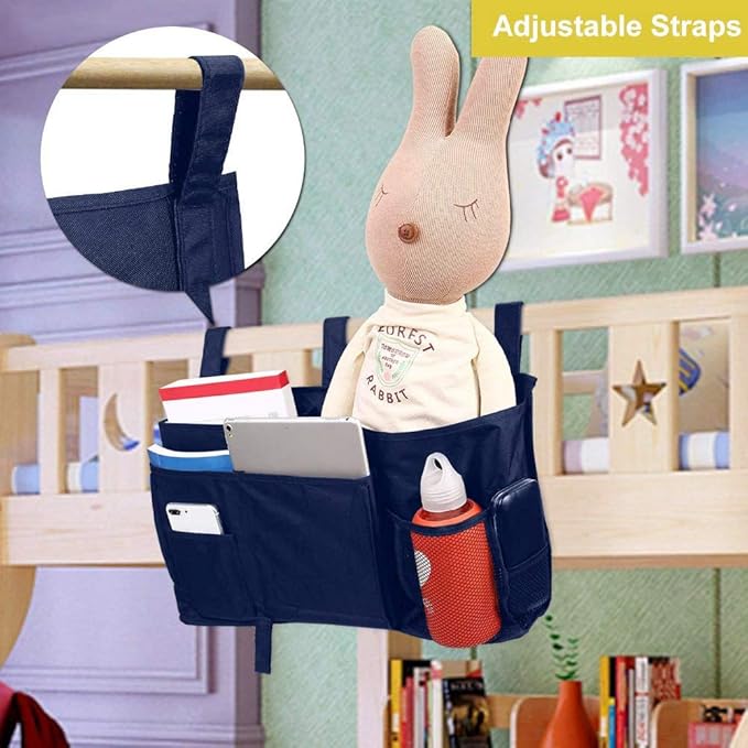 Bunk Bed Organizer, Bedside Storage Caddy, Hanging Pocket - Image 5