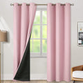 BGment Baby Pink 100% Blackout Curtains by BGment