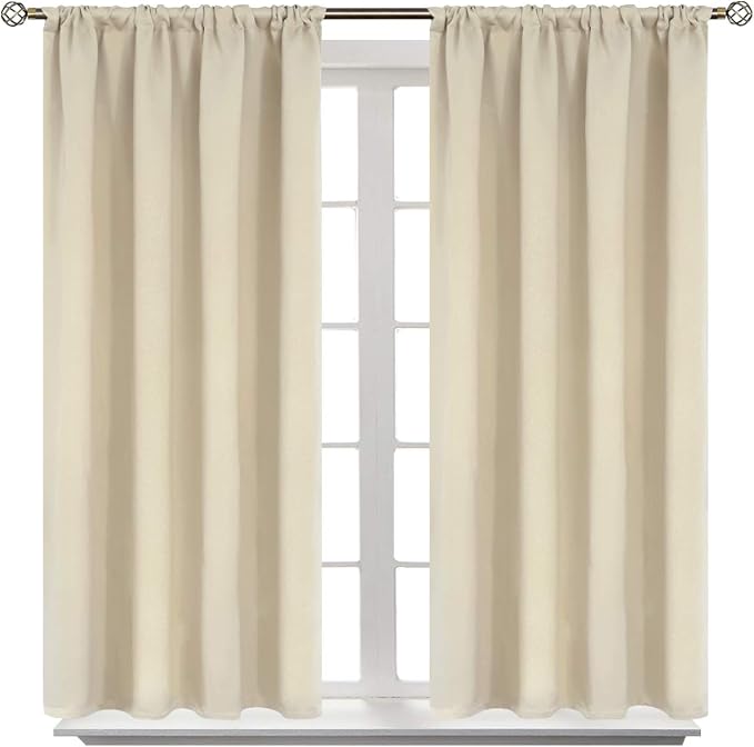 BGment 48 Inch Length Blackout Curtains by BGment
