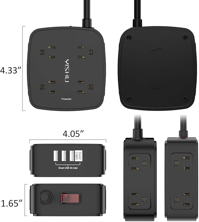 20 Ft Surge Protector Power Strip - Image 7