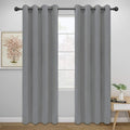 Easy-Going Thermal Grommet Blackout Curtains, 2 Panels 52x84 in, Light Gray | by Easy-Going